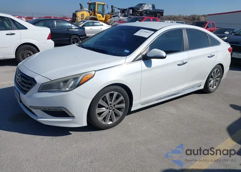 2015 Hyundai Sonata Sport z USA, uszkodzony, nr VIN 5NPE34AF1FH042454